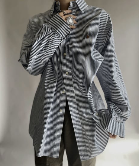 【USED】 Ralph Lauren Striped Shirt / 230126-009