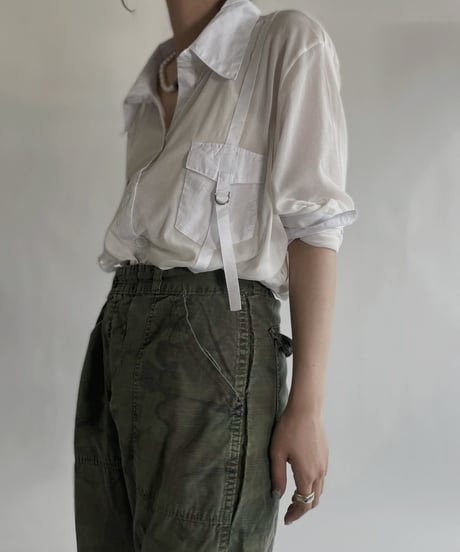 【USED】 See-through Long Sleeved Shirt / 220604-013