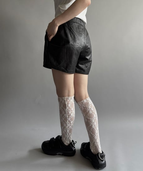 【USED】 Leather Shorts / 250913-003