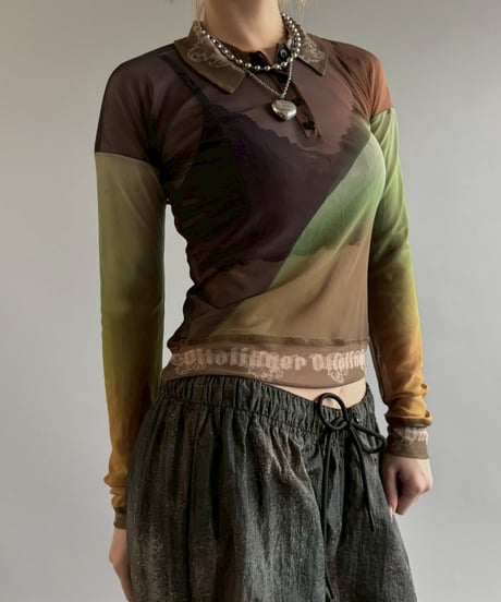 【USED】 OTTOLINGER Sheer Top /251101-009