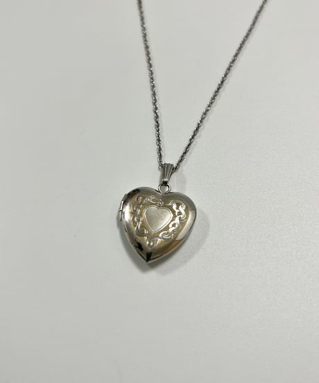 【USED】 Italy Silver925 Heart Necklace /241026-042