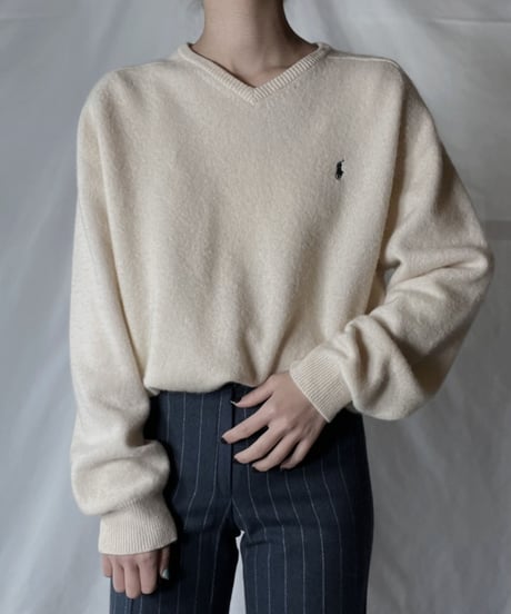 【USED】  Ralph Rauren Wool Knit①/220127-015