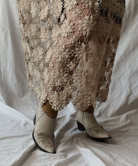 【RE;CIRCLE】 RE Crochet Lace Dress④/210421-004