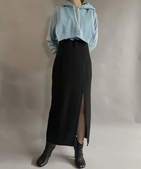 【RE;CIRCLE】 RE Acrylic Knit Cardigan + Hoodie Light Blue / 230220-011