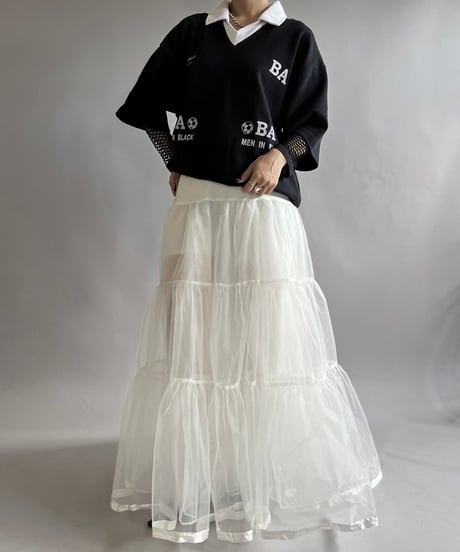 【USED】 L/S Mesh Top /240921-006