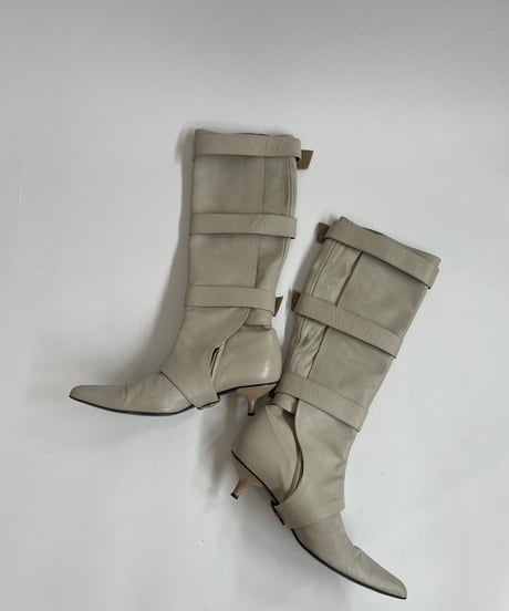 【USED】 Fornarina Leather Boots / 220822-001