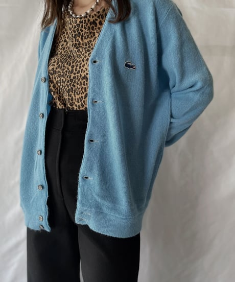 【USED】   LACOSTE Knit Cardigan①/211007-002