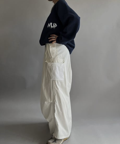 【Mashup Products】 Silk Screen L/S Sweat top /  240217-007