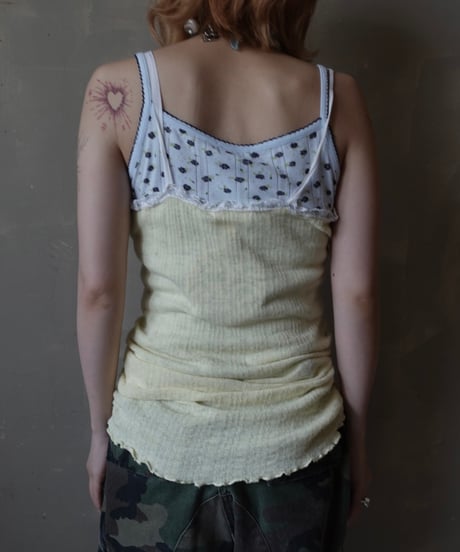 【RE;CIRCLE】 Re Embroidered Camisole Top  /  250724-003
