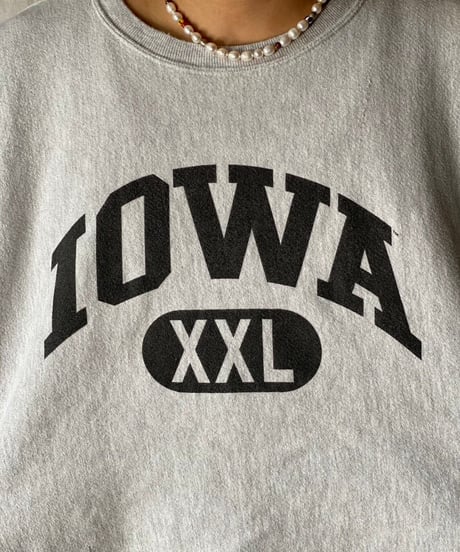 【USED】   Champion Reverse Weave Sweat IOWA/210516-035