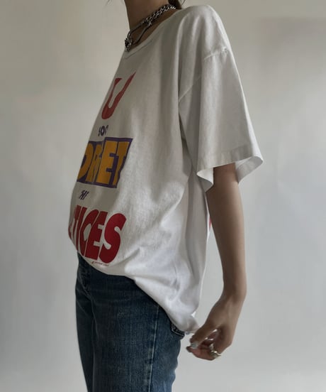 【USED】 Short Sleeved T-shirt “U SOON FOREGET THE PRACTICES”/ 220611-022