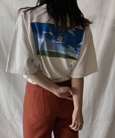 【USED】S/S T-shirt Windows "Yes You Can" /210602-023