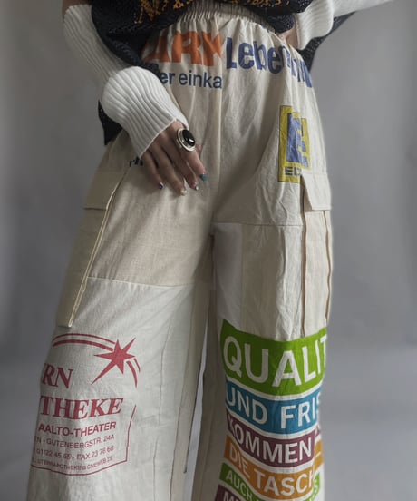 【RE;CIRCLE】RE Eco-Friendly Bag Rraw Cord Pants / 230427-027
