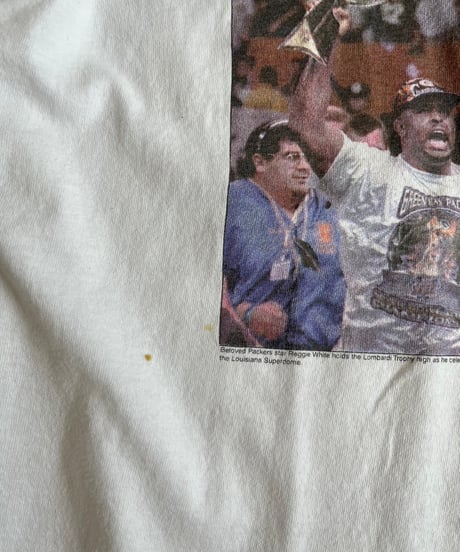 【USED】 Fruit of the Loom News Paper T-Shirt /240824-024