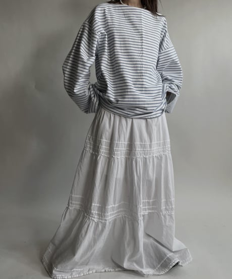 【USED】 White Cotton Camisole One-Piece / 220423-010