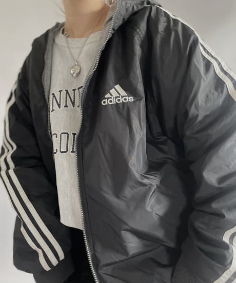 【USED】 adidas Padded REVERSIBLE Nylon Jacket/ 231202-030