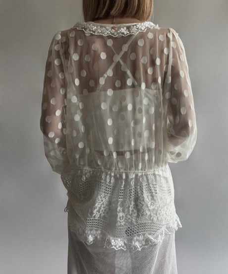 【USED】 Lace Patterned Long One-Piece/250906-025