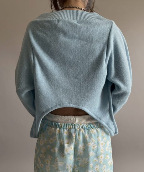 【RE;CIRCLE】 RE Deformed Acrylic Cardigan / 260312-003