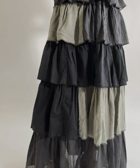 【RE;CIRCLE】 RE Indian Cotton Skirt / 220503-004