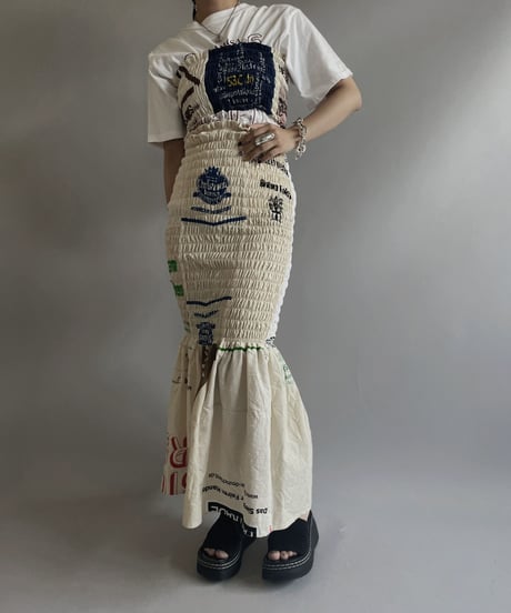 【RE;CIRCLE】RE Eco-Friendly Bag Shirring Skirt/ 230727-017
