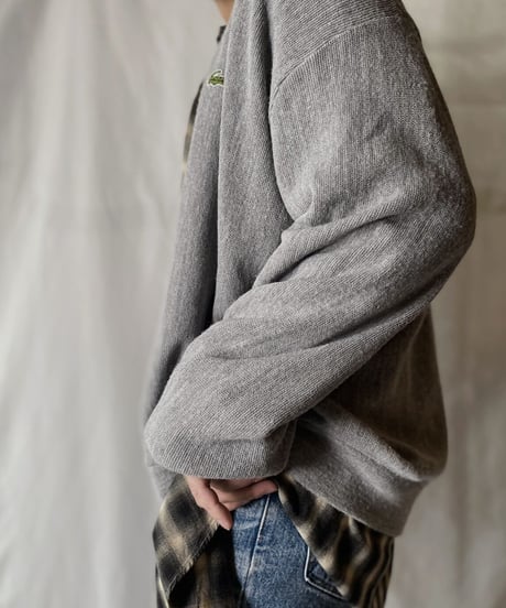 【USED】   LACOSTE Knit Cardigan⑥/210930-040