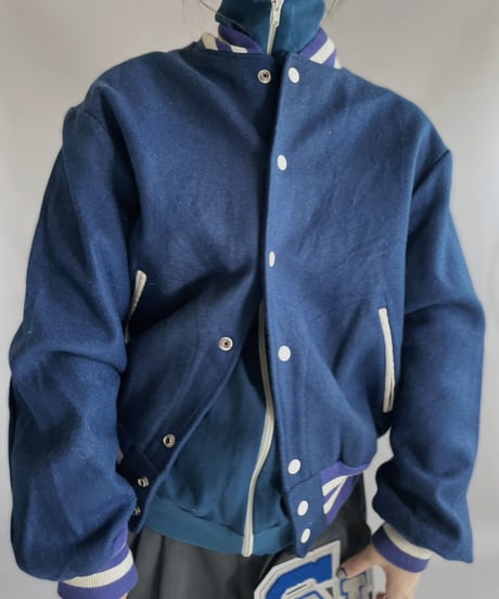 【USED】 Wool  Stadium Navy  / 221224-009