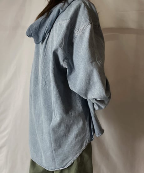 【RE;CIRCLE】 Remake Denim Mexican Parker④/210906-015