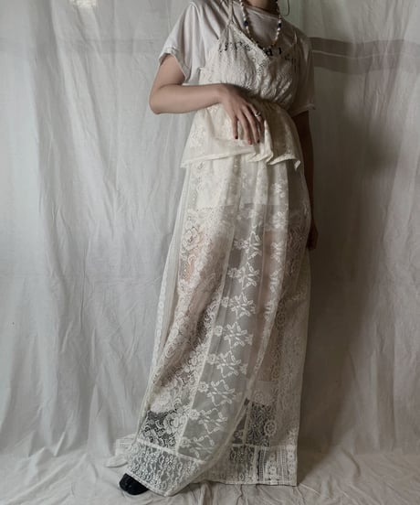 【RE;CIRCLE】 RE Lace N/S One-piece③/210714-006