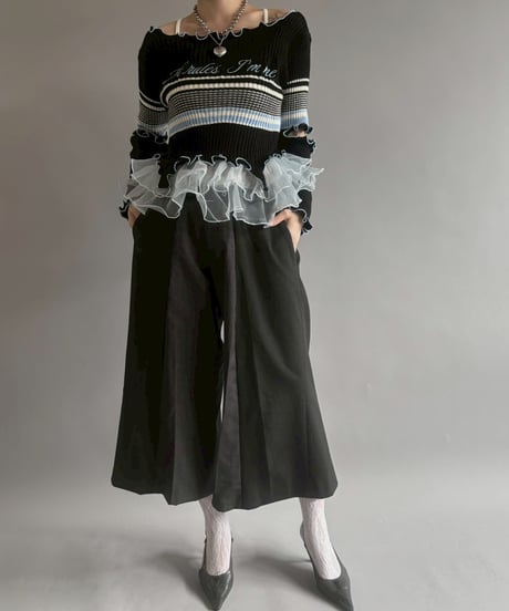【RE;CIRCLE】 RE Mellow Knit Top /  251023-016