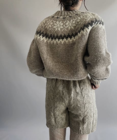 【USED】 Nordic Wool Knit Top/ 231026-001