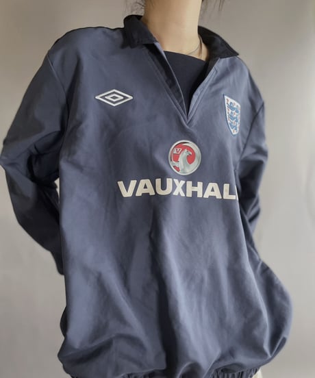 【USED】 Umbro Soccer England Long Sleeved T-shirt / 221224-024