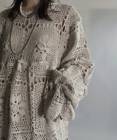 【RE;CIRCLE】 RE Crochet Lace One-piece / 220623-002
