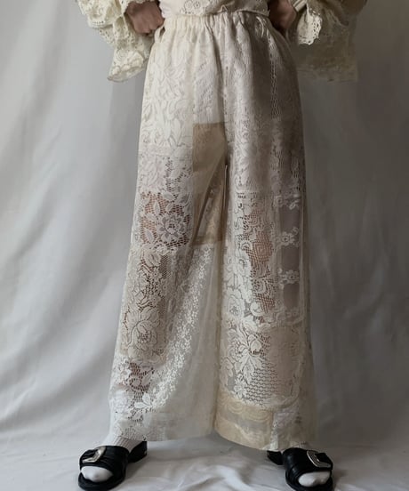 【RE;CIRCLE】 RE Lace Pants④/ 210801-067