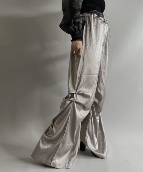 【USED】 Poly Wide Easy Pants / 230916-049