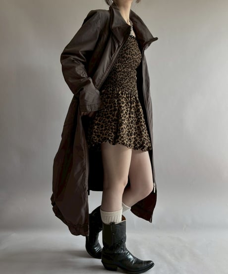 【USED】 Zip Design Nylon Coat/ 260314-002