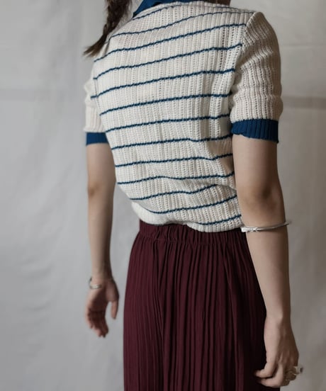 【USED】  Crochet S/S Top①/20210819-016