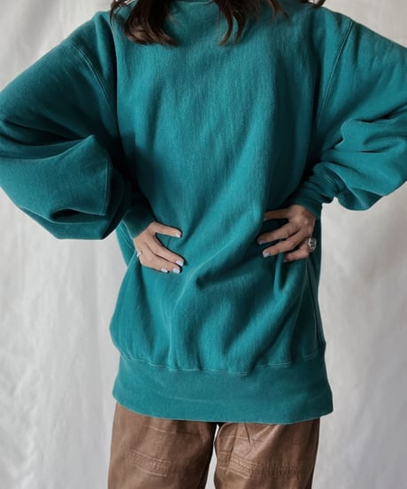 【USED】   90's USA Champion Reverse Weave Sweat One-point③/211007-030