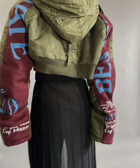 【RE;CIRCLE】 RE Short Soccer Muffler MA-1 / 230126-019