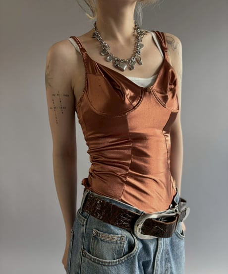 【USED】 Camisole Leotard Top  /260622-008
