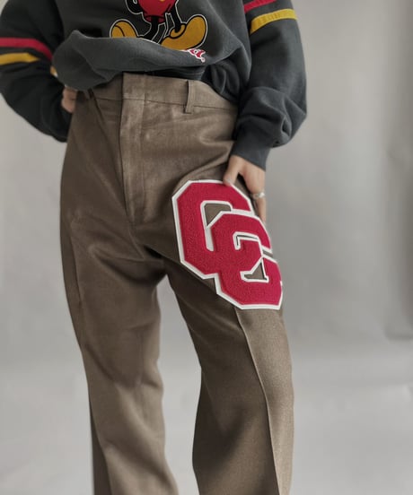 【RE;CIRCLE】 RE Wappen Slacks / 230128-016