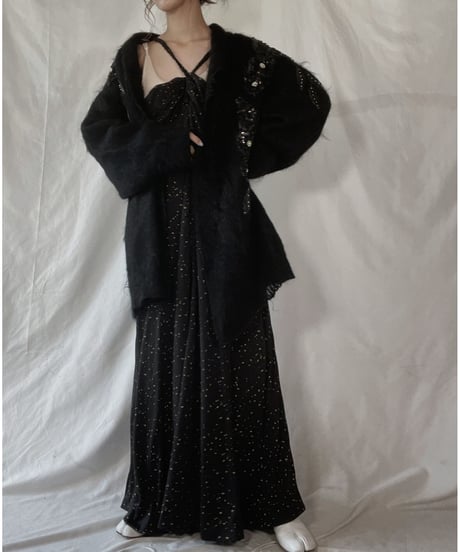 【USED】    Mohair Knit Cardigan/211216-017