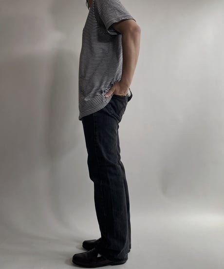 【USED】   Levi's Denim Pants 501 Black / 220416-010