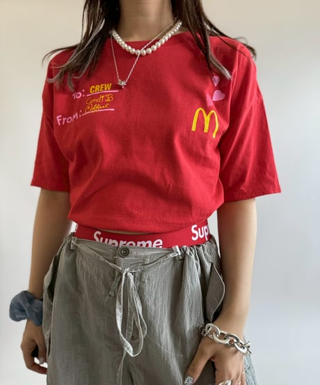 【USED】 RESIZED GILDAN McDonald's T-Shirt / 250802-019