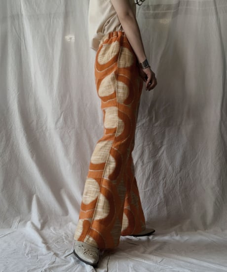 【RE;CIRCLE】 RE Antique Curtain Flare Pants③/ 210613-009