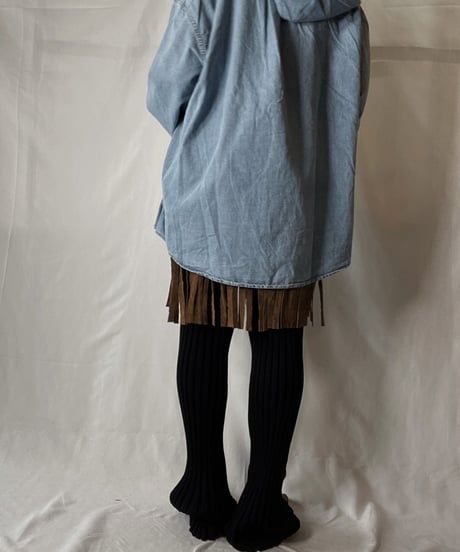 【RE;CIRCLE】 Remake Denim Mexican Parker②/210906-013
