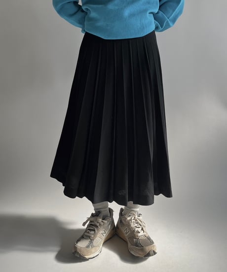 【USED】 Wool Pleats Skirt/250118-021