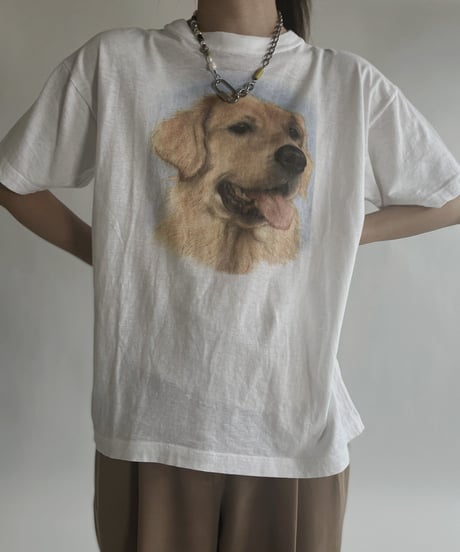 【USED】 Short Sleeved Dog T-shirt / 220611-002