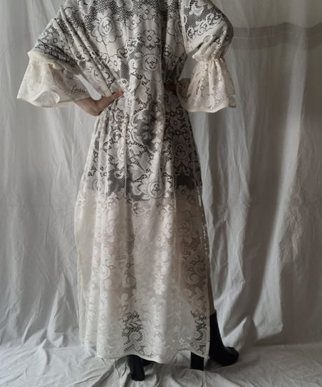 【RE;CIRCLE】 RE Front Open Lace One-piece/210714-014
