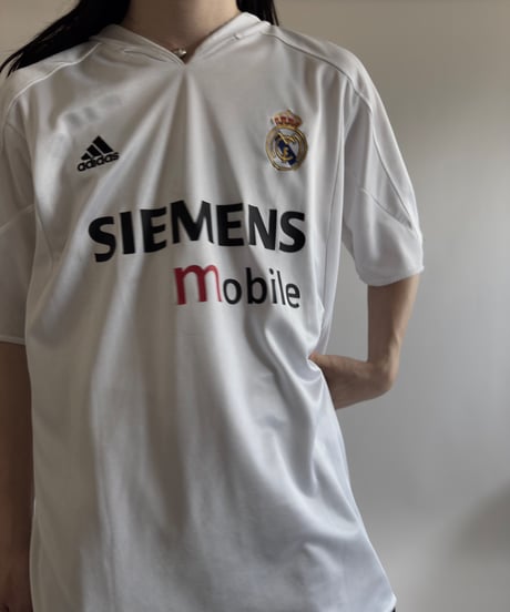 【USED】 adidas 03~04's Real Madrid CARLOS Soccer Shirt/ 250607-049