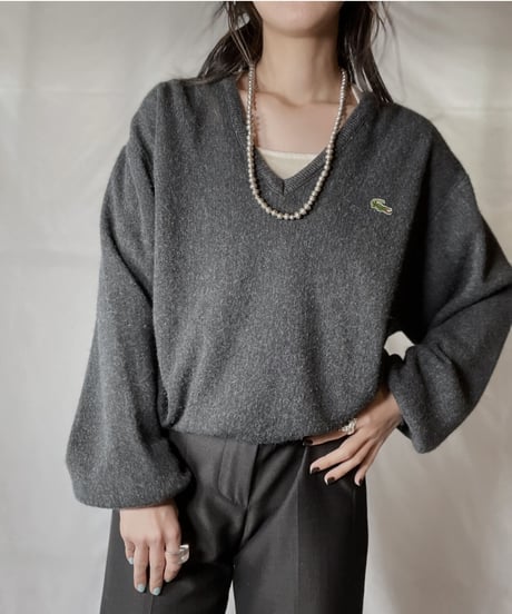 【USED】 LACOSTE Acrylic Knit ⑩ / 220111-022